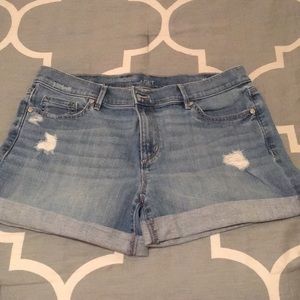 Denim shorts